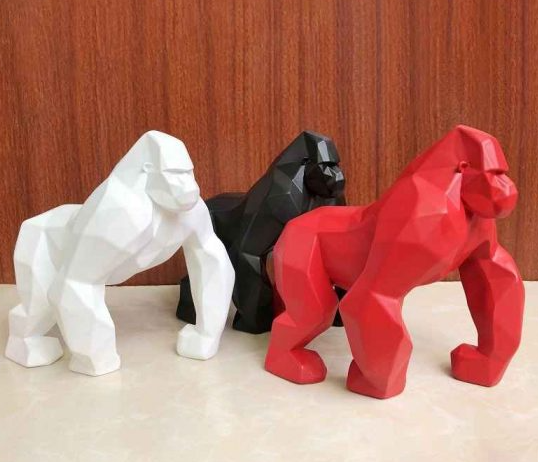 Wild Kong Oil Finish Sculptures