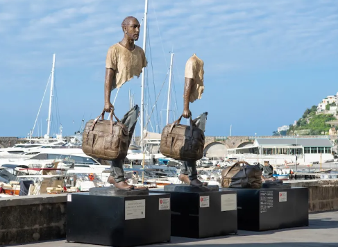 Pierre David Triptyque by Bruno Catalano