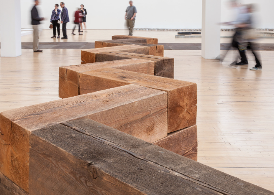 Carl Andre’s Linear Abstract Sculptures