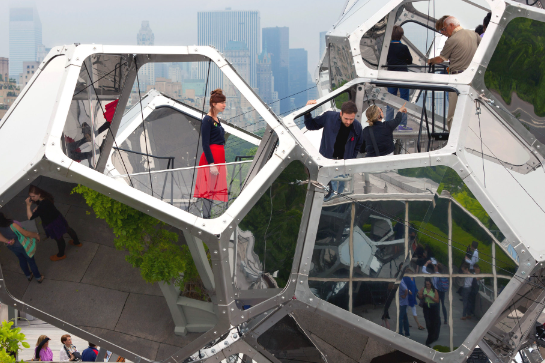 Tomás Saraceno’s Abstract Cloud Structures