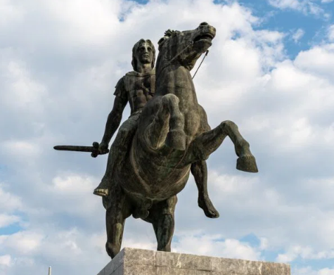 Alexander the Great Sculptures in Historical Theme Parks