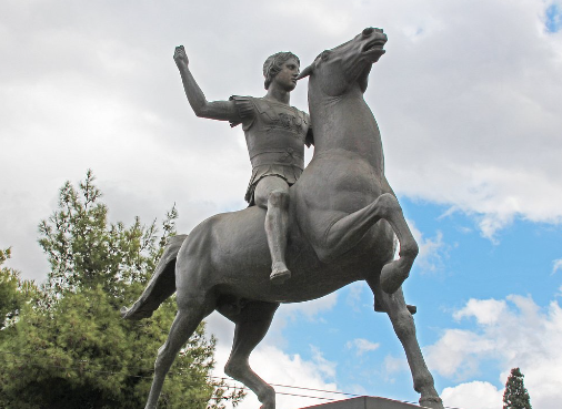 Alexander the Great Statues in Large Cultural Landscapes