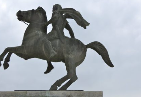 Dynamic Movement in Alexander the Great Equestrian Sculptures