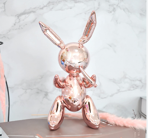 Jeff Koons balloon bunny Art