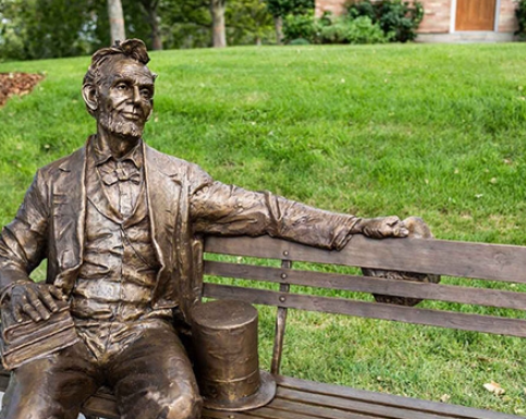 Bronze Abraham Lincoln Statues for Memorial Architecture