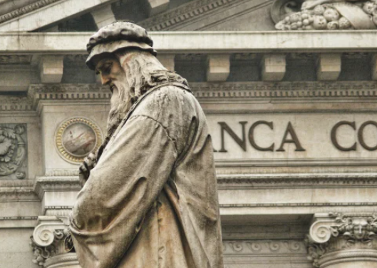 Leonardo da Vinci Statues and the Sculpture of Genius