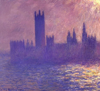 Claude Monet London paintings and atmospheric effects