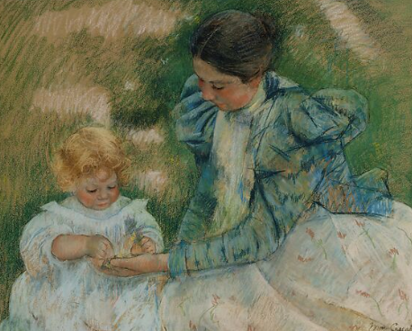 Mary Cassatt Impressionist paintings of mothers and children