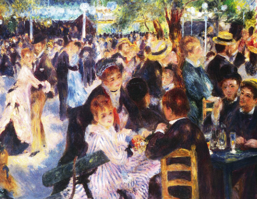 Pierre-Auguste Renoir Bal du moulin de la Galette analysis