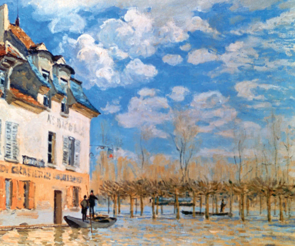 Alfred Sisley and pure Impressionist landscape painting