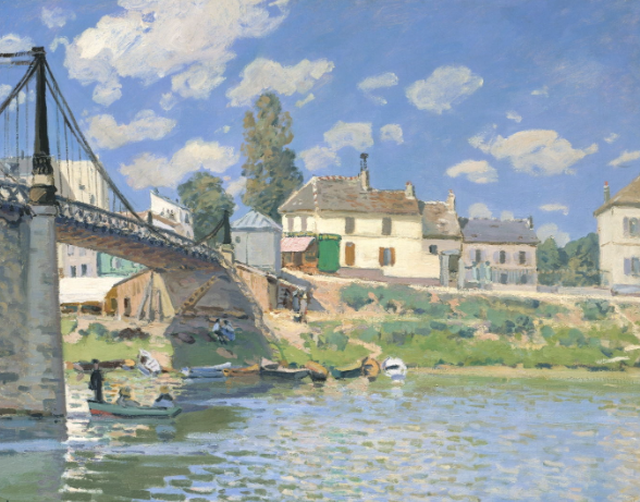 Alfred Sisley Thames paintings and English landscapes