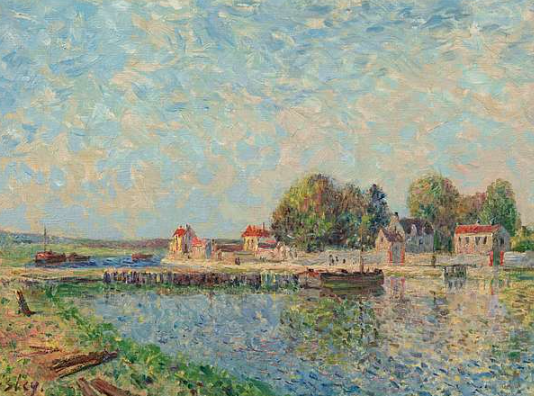 Alfred Sisley village scenes and quiet Impressionism