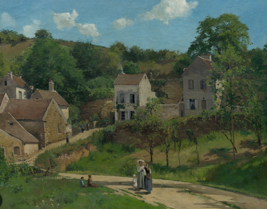Camille Pissarro village scenes and rural Impressionism