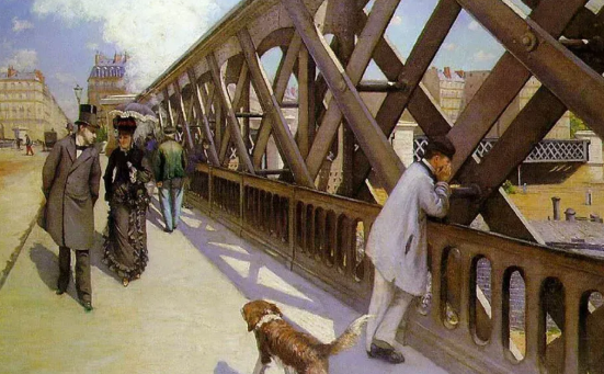 Gustave Caillebotte perspective and photography influence