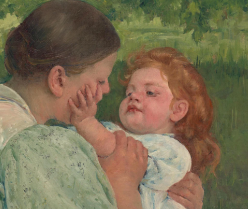 Mary Cassatt mother and child paintings analysis