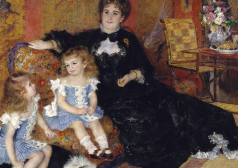 Pierre-Auguste Renoir children portraits and family scenes