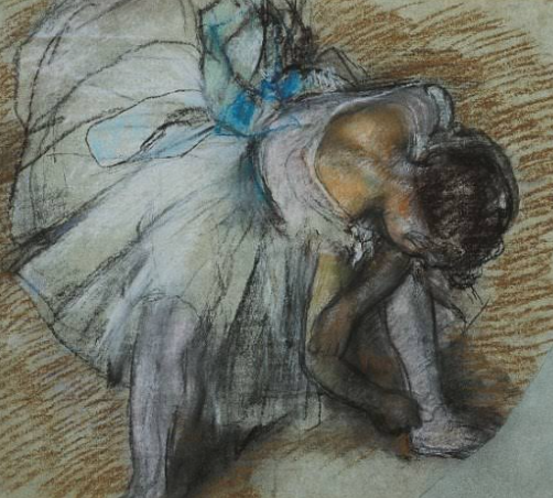 Edgar Degas pastel drawings and experimental technique