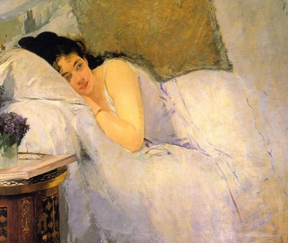 Eva Gonzalès Morning Awakening painting analysis