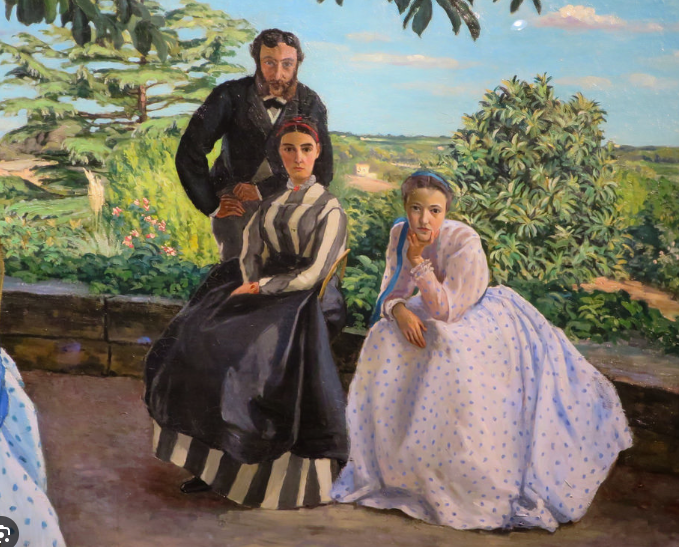 Frédéric Bazille family reunion painting analysis