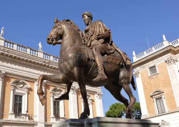 equestrian horse statue0